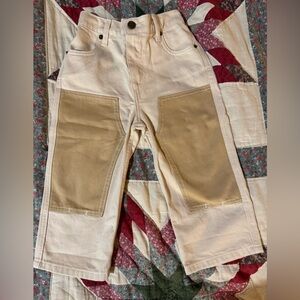 SOLD Kid Colorblock Utility Jeans 4Y